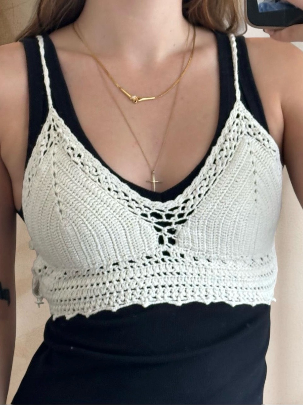 Crochet Crop Tank Top